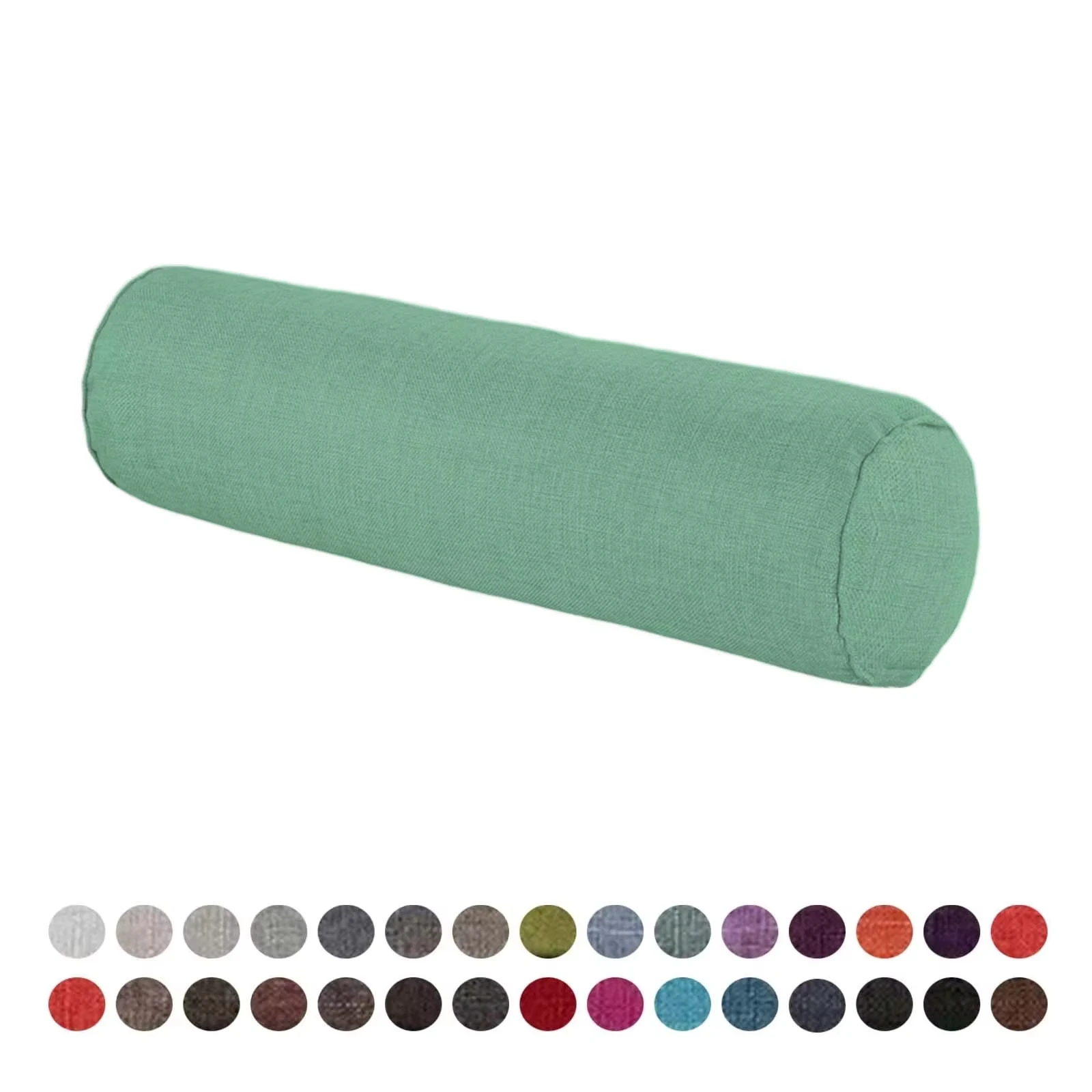 Фото Круглая подушка Bolster Custo, подушка для дивана, подушки для спинки, губчатый наполнитель, круглые подушки для спины, мягкий декор Cojines, подушка для эркера №2