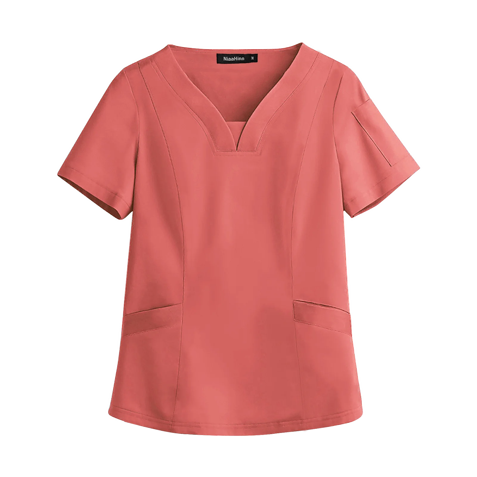 Женская скраб спандекс стрейч тонкая модная медицинская форма топы с коротким