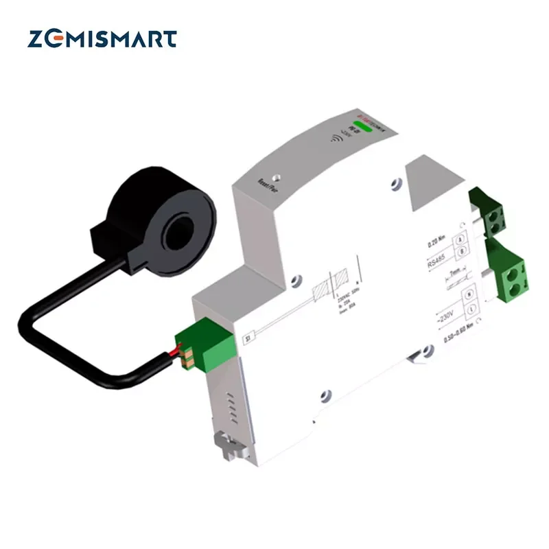 

WiFi Home Power Monitor Energy Meter Measure Alarm Smart Life App Remote Control 220V