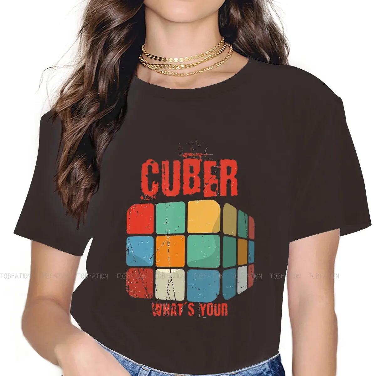 

Retro Gaming Solver Hip Hop TShirt Math Rubik Printing Streetwear Comfortable T Shirt Tee Unique Gift Idea