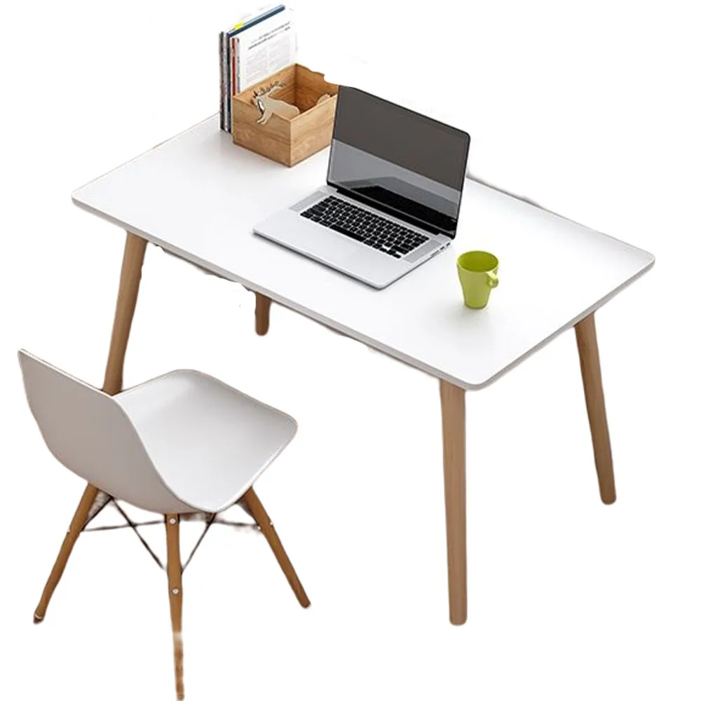 

Computer Desk Simple Household Bedroom Small Apartment Type Students Learn Desk Environmental Protection Material Solid Wood