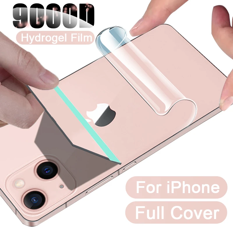 

Full Cover Hydrogel Film For iPhone 13 11 12 Pro MAX mini Soft Screen Protector XS MAX XR X 7 8 6 6S Plus SE 2 Back Not-Glass