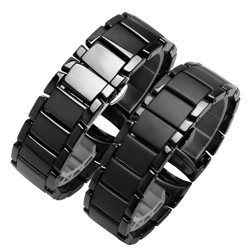 Керамический ремешок 22 мм24 мм для часов Armani серий AR1452, AR1451, AR14001410, черный керамический корпус, ремешок для часов, мужские аксессуары. (art.: 3920d0e8fa093) - 3920d0e8fa093