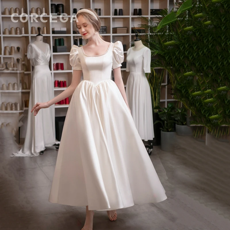 

French Elegant Engagement Wedding Dress, Birthday Party Princess Dress