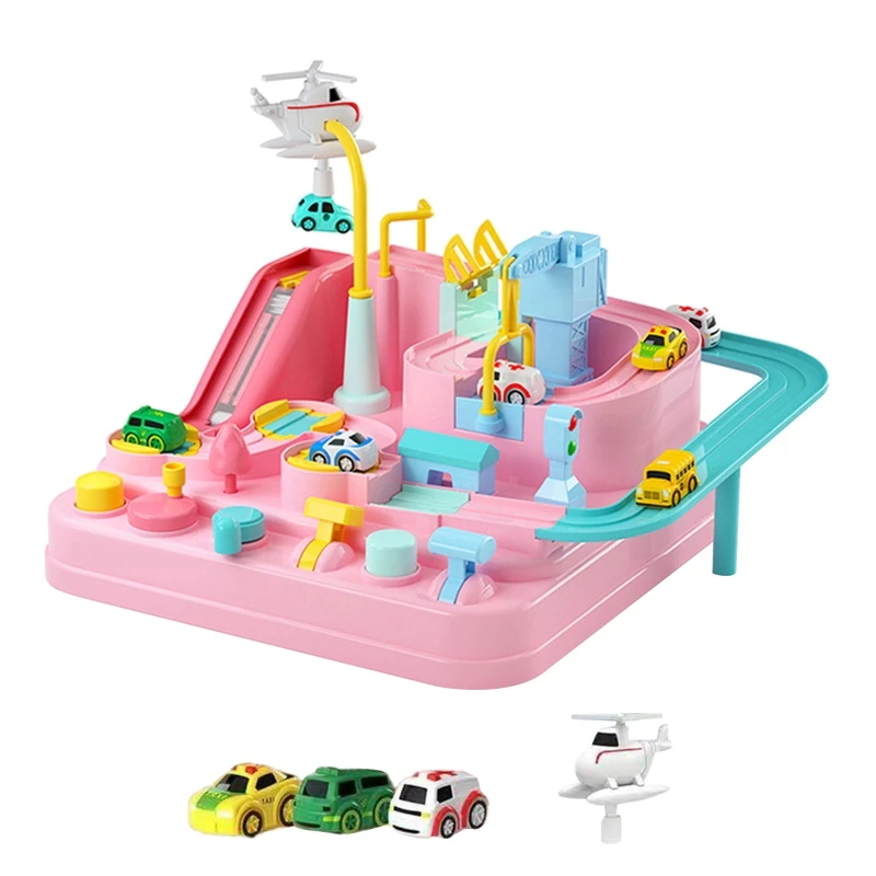 

Kids Pretend Rail Track Simulation Modeling Self-created Scene Educational Play Adventure Table Toy Birthday Gift