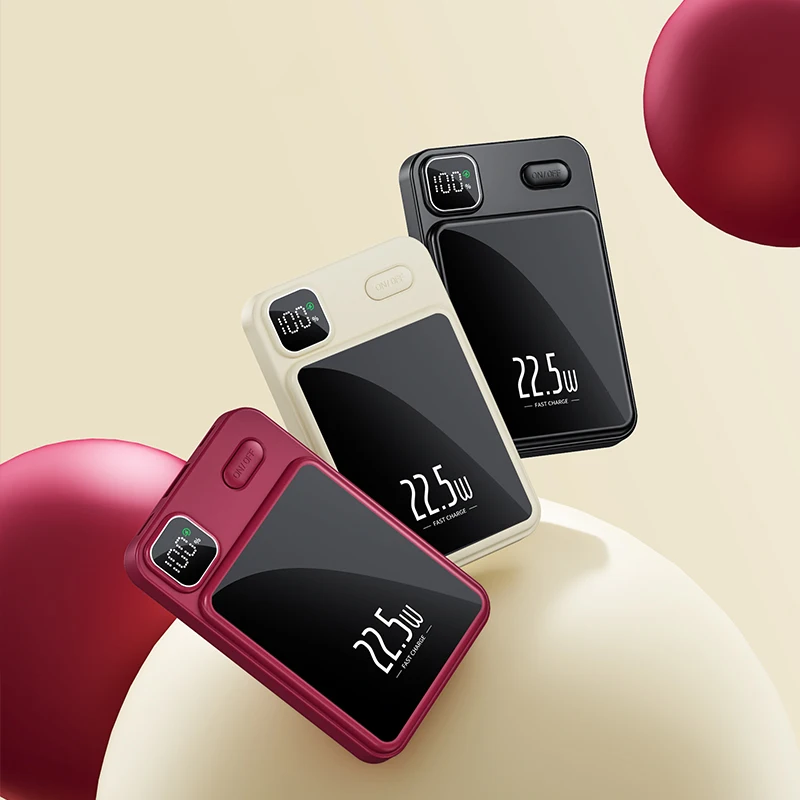 

Магнитное Беспроводное зарядное устройство, портативное зарядное устройство 20000 мАч для iPhone 14 13 12 Pro 22,5 Вт PD20W, быстрая зарядка, портативное зарядное устройство для Xiaomi Huawei P40