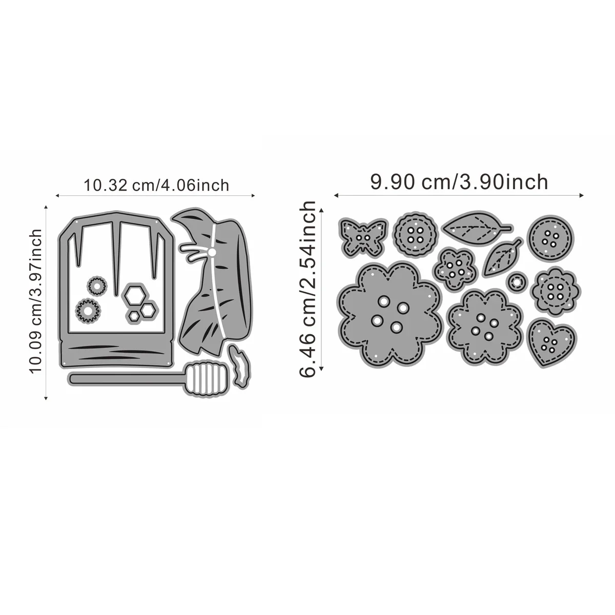 Новые металлические штампы для вырезания чашек и пуговиц вырезанные