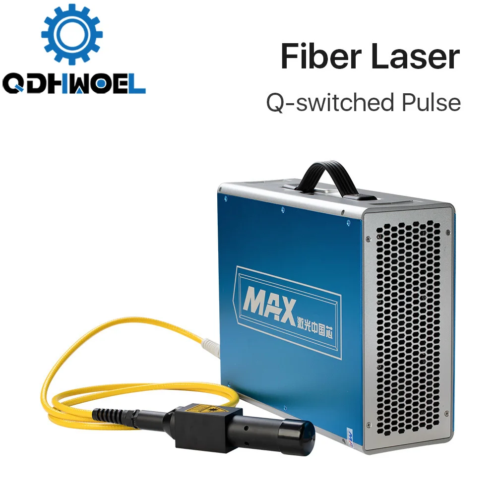 

MAX 20W-50W Q-switched Pulse Fiber Laser Series GQM 1064nm High Quality Laser Marking Machine DIY PART