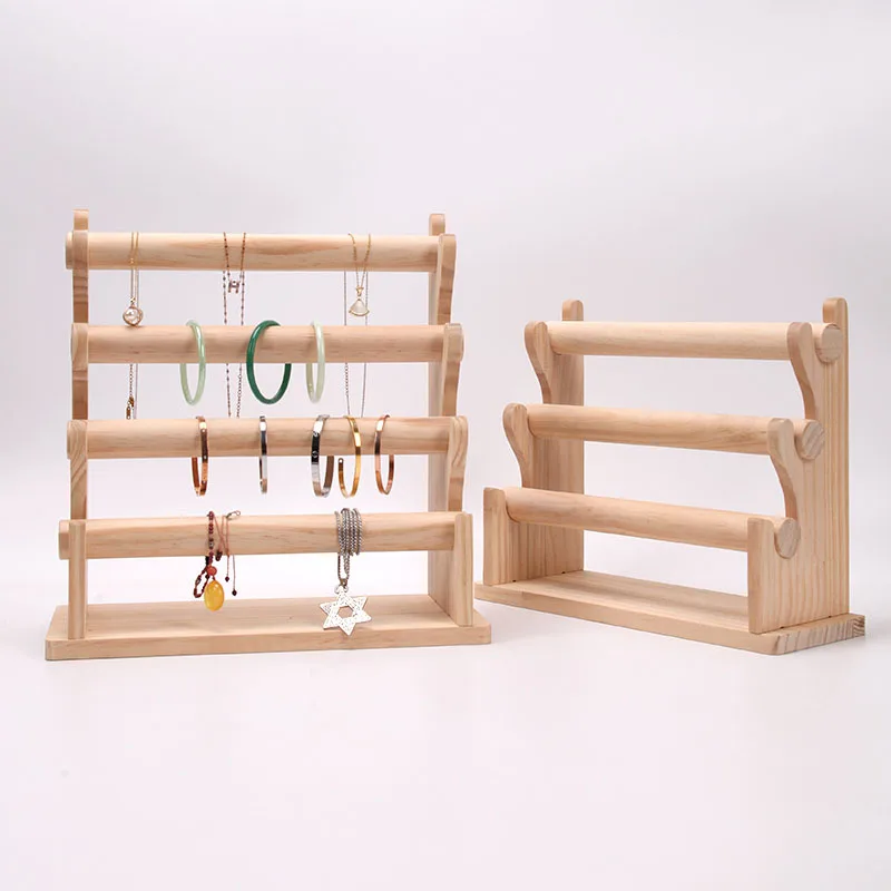 3/4/5 Layer Solid Wood Bracelet Display Rack Detachable Watch Stand Jewelry Display Stand Jewelry Organizer Gift Box
