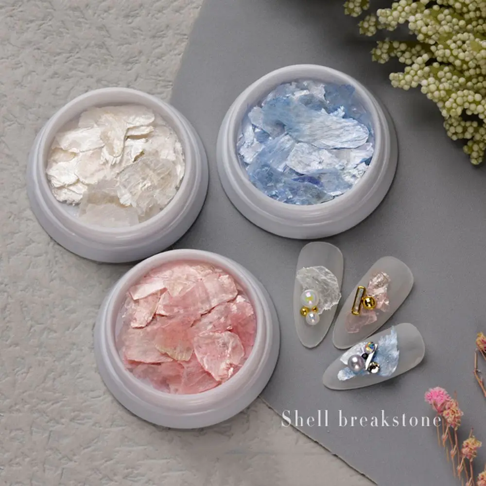 Оболочка искусственная оболочка Блестки для ногтей 3D украшения дизайна