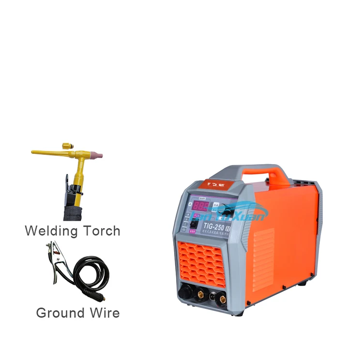 Tig250 Amp Однофазный сварочный аппарат Tig/mma из нержавеющей стали