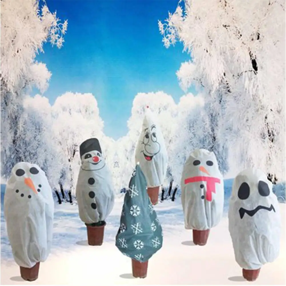 

Winter Warm New Year Christmas Tree Cover Blanket Plant Greenhouse Freeze Cover Outdoor Garden Home Protection Cover Plant L9Z5