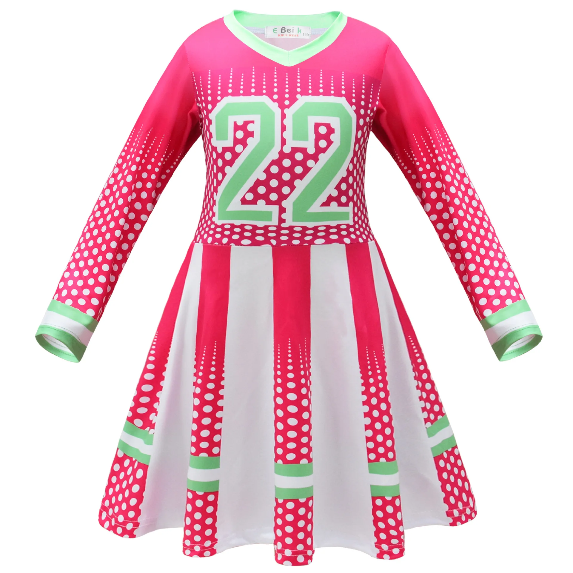

Girls Halloween Cosplay Costume Zombie Campus Uniform Dress Teenager Student Kids Dress LongSleeve Cheerleading Academia Clothes