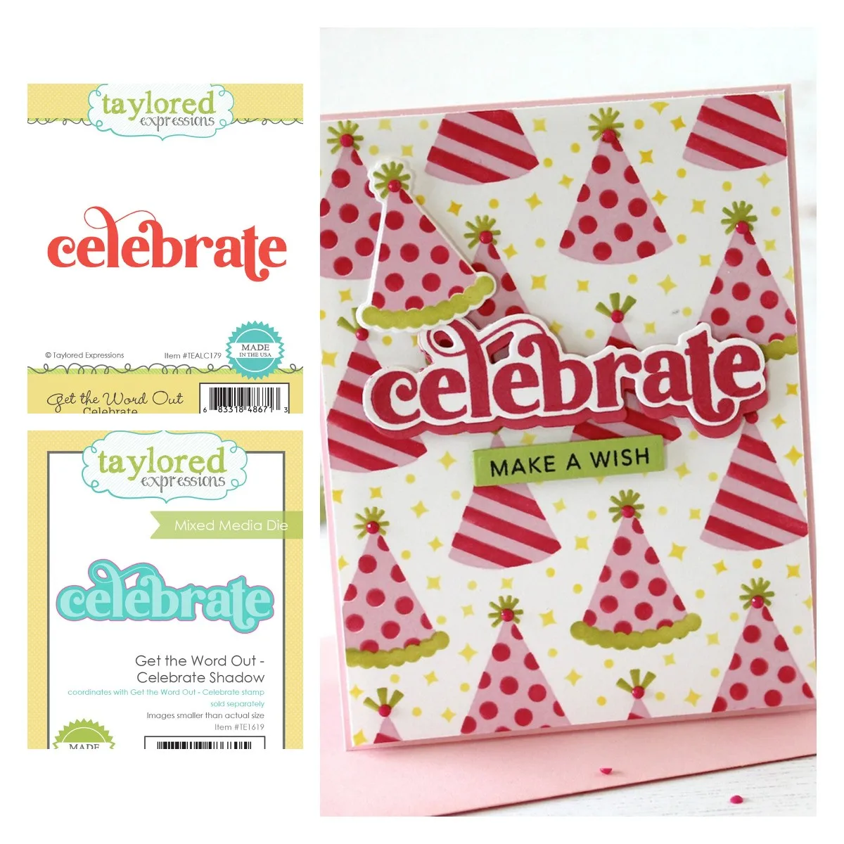 

Ceiebrate New Metal Cutting Dies Stamps Scrapbook Diary Decoration Embossing Cut Dies Template DIY Greeting Card Handmade