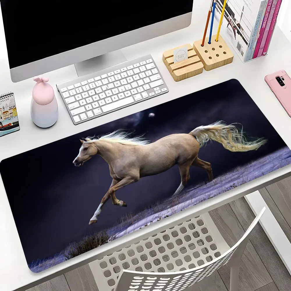 Коврик для мыши с изображением животных и лошадей Офисный Компьютерный коврик