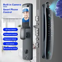 3D Face Recognition Lock Home Lock with Facial Recognition APP Remote Control  Entry System For Door Thichness 40-70mm