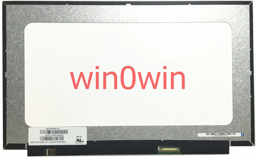 

For NV156FHM-T01 NV156FHM T01 15.6"LED LCD Screen Panel Replacement