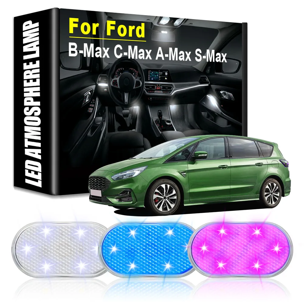 

Car LED Atmosphere Lights Car Rechargeable Touch Lamps Auto Goods Car Accessories Auto Tools for Ford B-Max C-Max A-Max S-Max