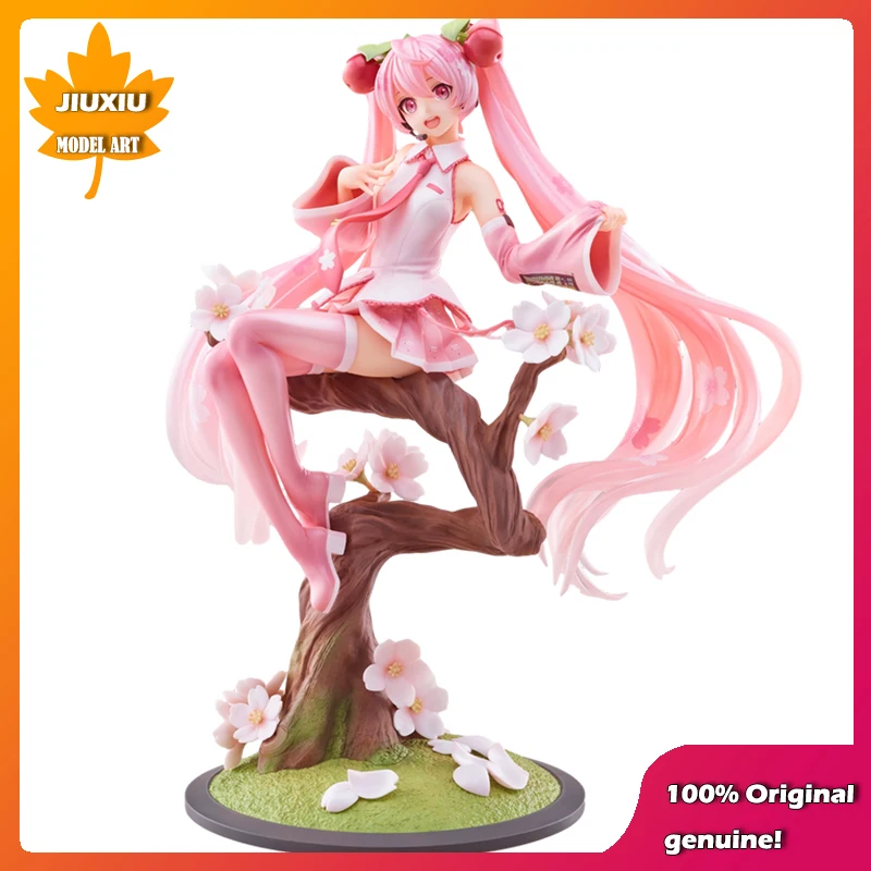 

100% Original:Cute girl Miku cherry tree ver.24cm PVC Action Figure Anime Figure Model Toys Figure Collection Doll Gift