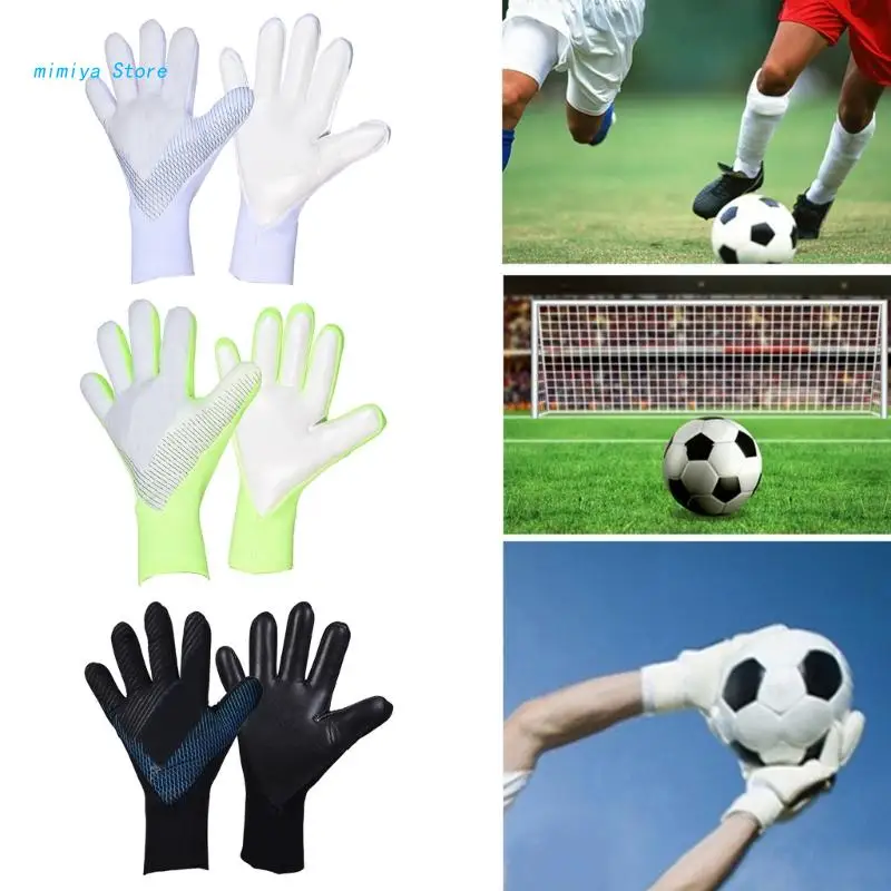 

Kids Adult Thicken Latex Football Soccer Anti-slip Soccer Children Goalie Gloves