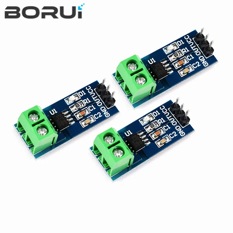 Модуль датчика тока зала ACS712, модуль ACS712 для Arduino 5A 20A 30A