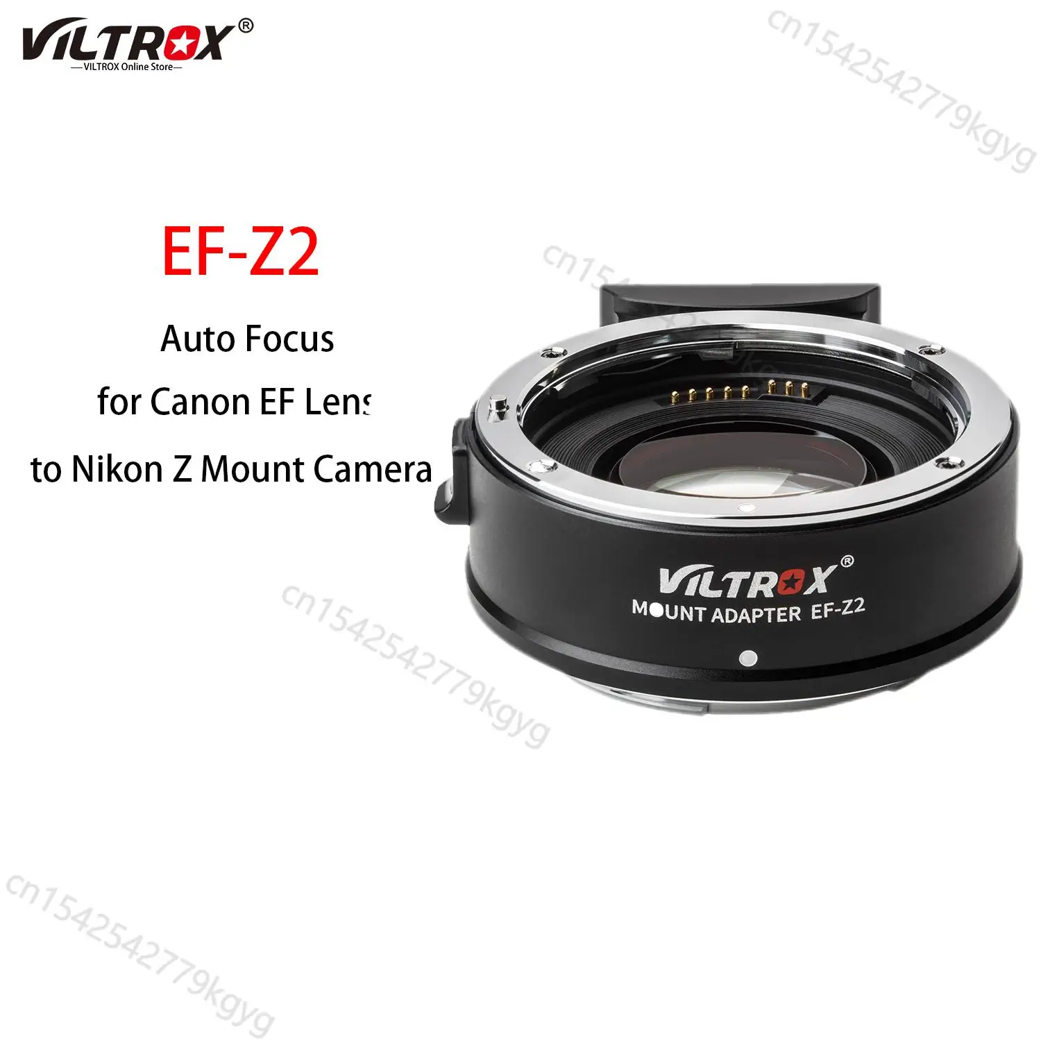 

VILTROX EF-Z 2 Anti-Shaking Lens Mount Auto Focus Lens Adapter Ring for Canon EF/EF-S Lens to Nikon Z Mount Z6 Z7 Z50 Camera