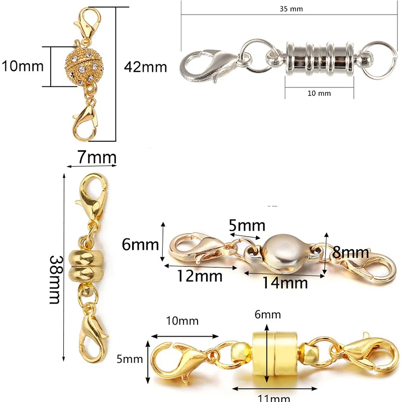 2-10 шт./партия магнитные застежки для изготовления ювелирных изделий - купить по