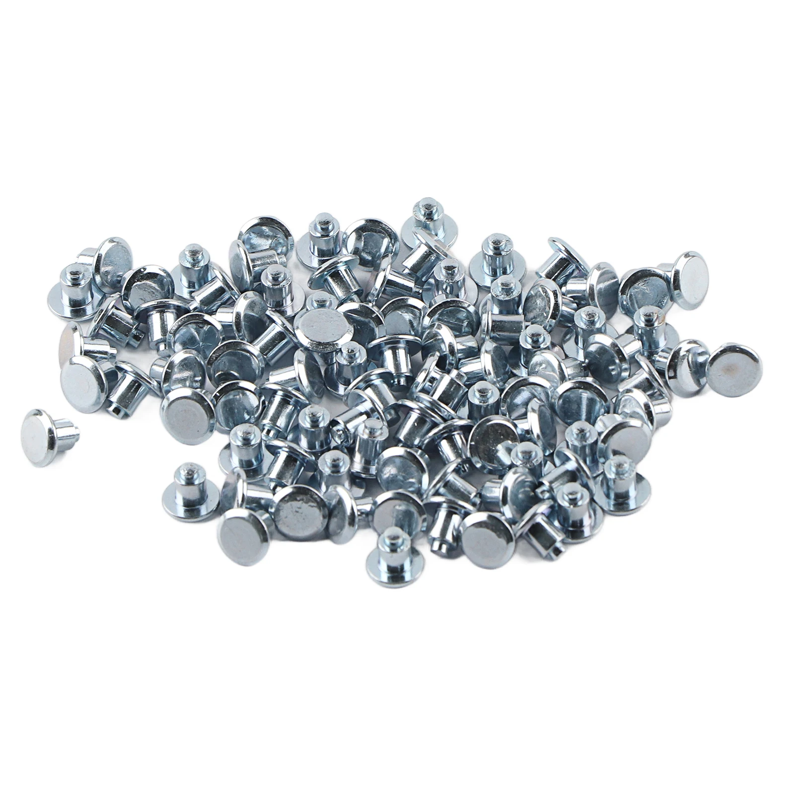 

100pcs 6.5mm/0.26" Wheel Tyre Stud Screws Snow Tire Spikes for Bike Motorcycle ATV Shoes