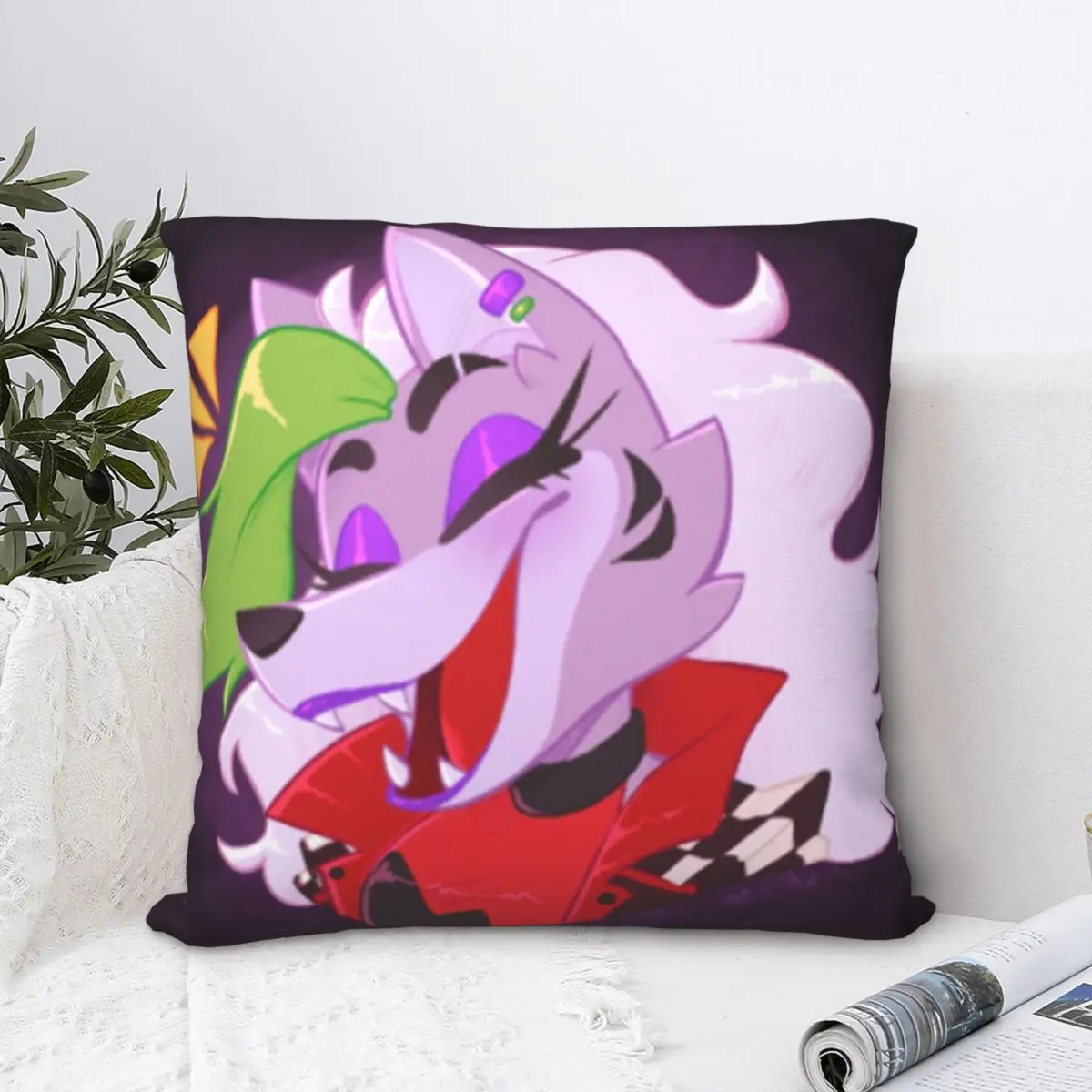 

Roxanne Wolf Square Pillowcase Cushion Cover Comfort Pillow Case Polyester Throw Pillow Cover For Living Room Sofa