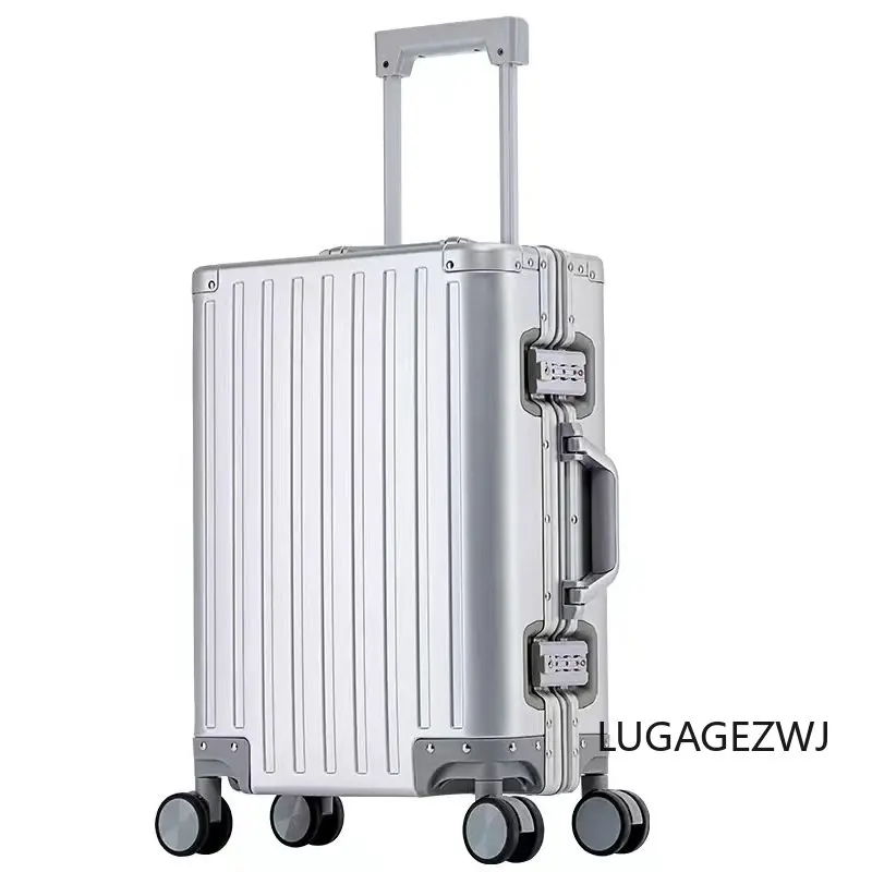 

Luggage Men Women Fashionable Travel Case Sturdy Aluminum Alloy Roller Trolley Business Suitcase S13210-S13216 Morliron