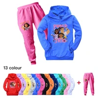 20222 disney baby clothing birthday set girls tracksuit kids encanto mirabel tracksuit hoodie top pants 2 piece set 2 16y