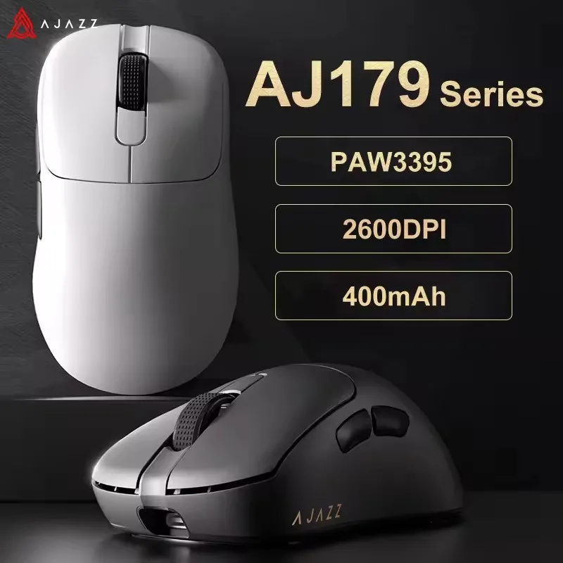 Фото AJAZZ AJ179 PRO PAW3395 Легкая беспроводная офисная мышь с магнитной зарядной базой Эргономичная профессиональная мышь для макроигр №1