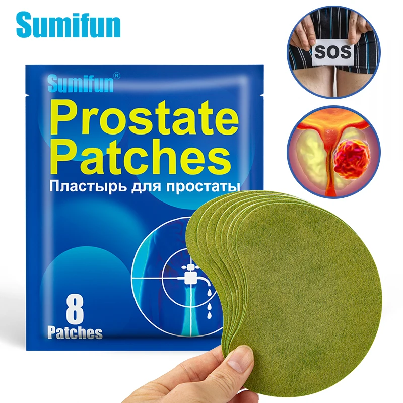 

8pcs Sumifun Male Prostate Medical Patch Relieve Kidney Deficiency Frequent Urination Acute Hypofunction Men Health Care Plaster