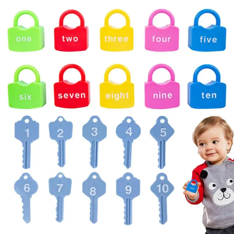 

Unlocking Matching Toys Unlock Key Toys For Children Baby Sensory Fine Motor Skills Developmental Toys Gifts For Boys And Girls