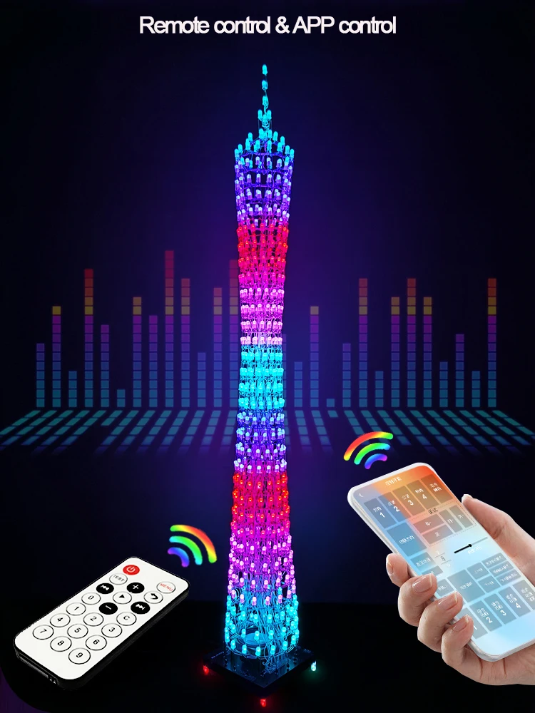 

Музыкальный RGB кубик Canton Tower APP32RGB