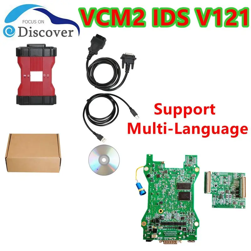 Диагностические инструменты с полным чипом VCM2 для Mazda/Ford V101 2 в 1, UCDS OBD2, диагностический инструмент, поддержка диагностики программирования