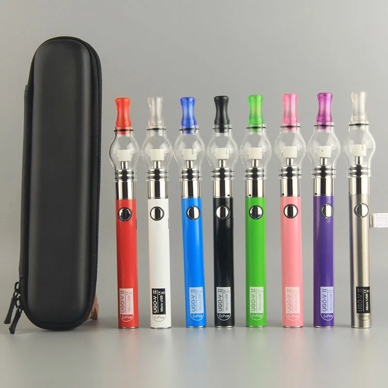 

Electronic Cigarette EGO-V2 650mah Bulb Starter Kit UGO V2 Pass Through Micro USB Charger Battery Hookah Vaper Pen