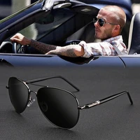 aviation sunglasses spring leg alloy metal frame polarized sunglasses men luxury brand design pilot men sun glasses driving