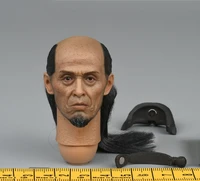 poptoys ex045 scale 16 old vintage japan wei ashigaru warrior head sculpture carving hair can be divided model for fans diy