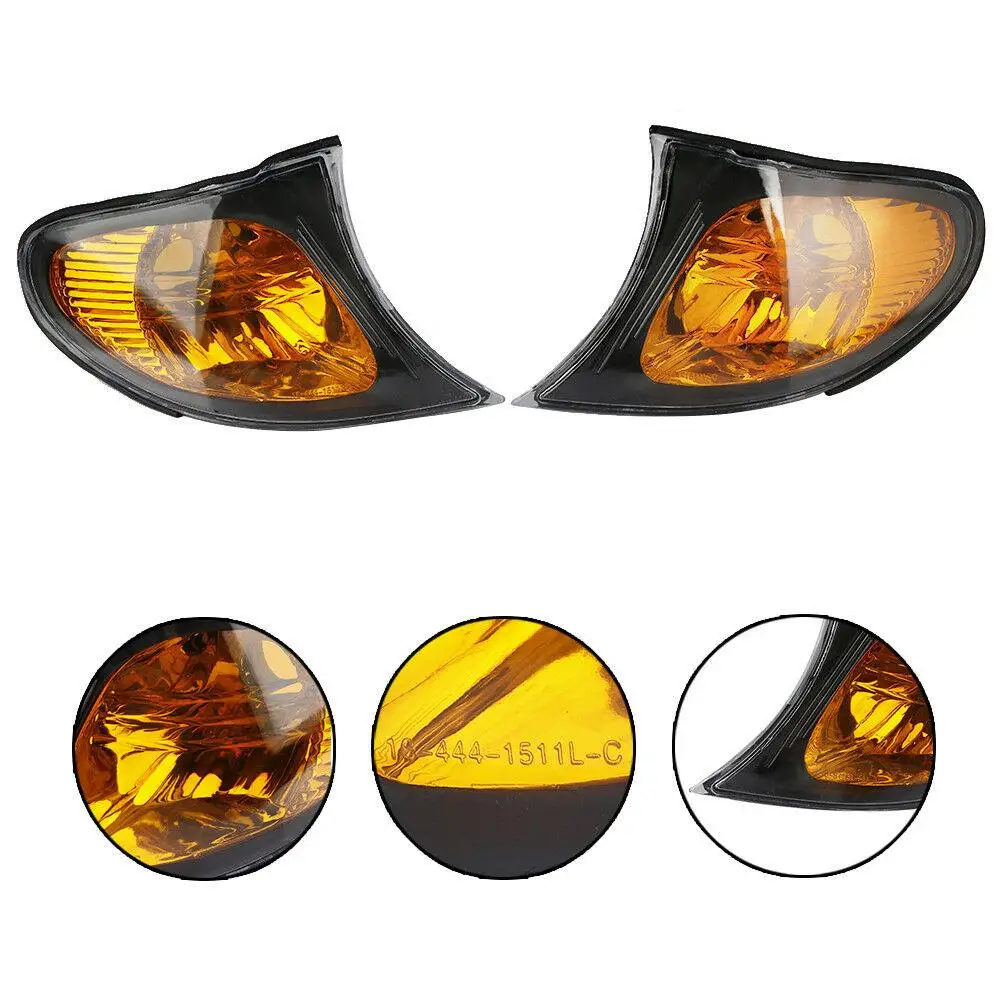 

Left And Right Sedan Wagon Amber Park Turn Signal Corner Lights For Bmw 3 Series E46 02-05