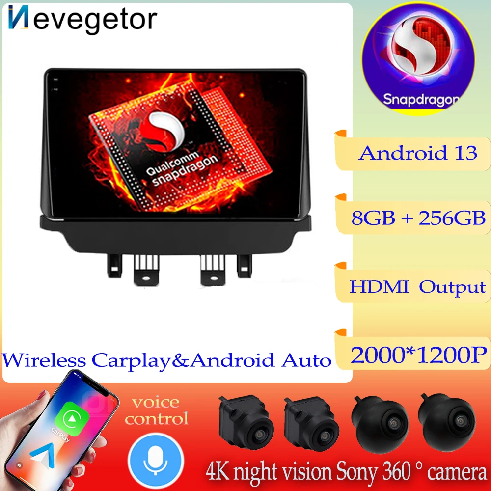 

Qualcomm Snapdragon For Mazda CX-3 DK 2015 2018 Car Radio Autoradio Multimedia Video Player Navigation GPS Android13 No 2din