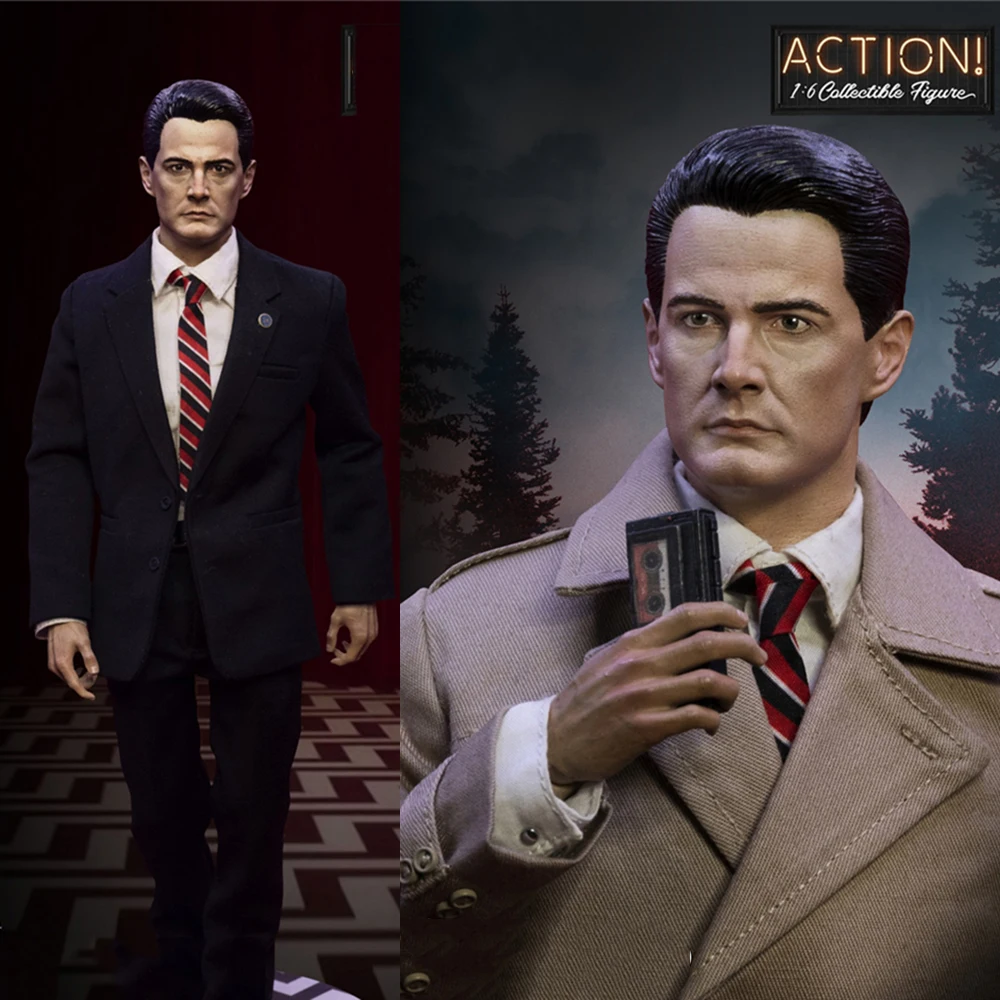 

Infinite Statue 1/6 Scale Full Set Collectible Special Agent Dale Cooper Deluxe Version 12" Male Soldier Action Figure Model
