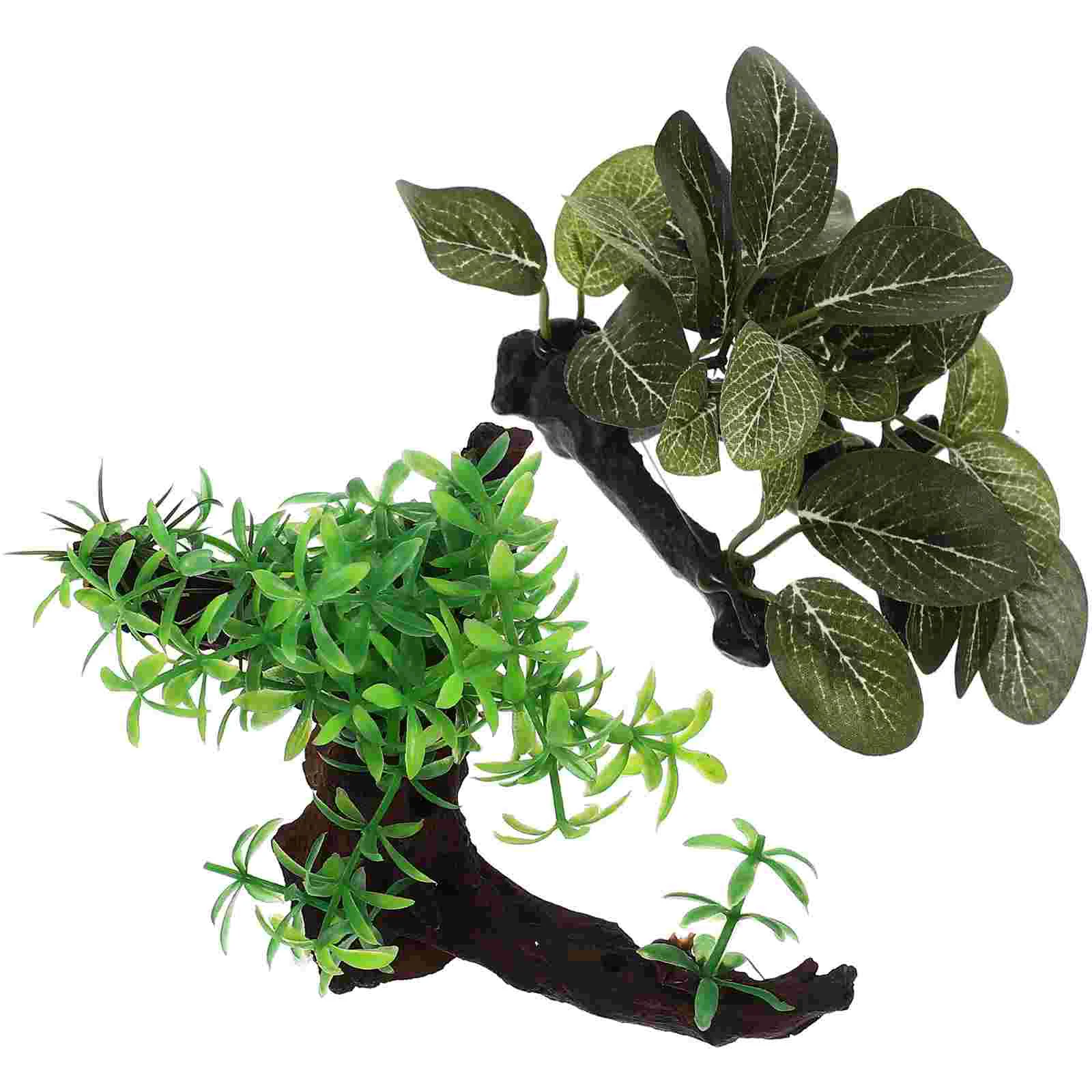 

Tank Aquarium Water Accessories Decorations Decor Underwater Fake Landscape Green Aquatic Artificial Hydroponic Medium Accessory