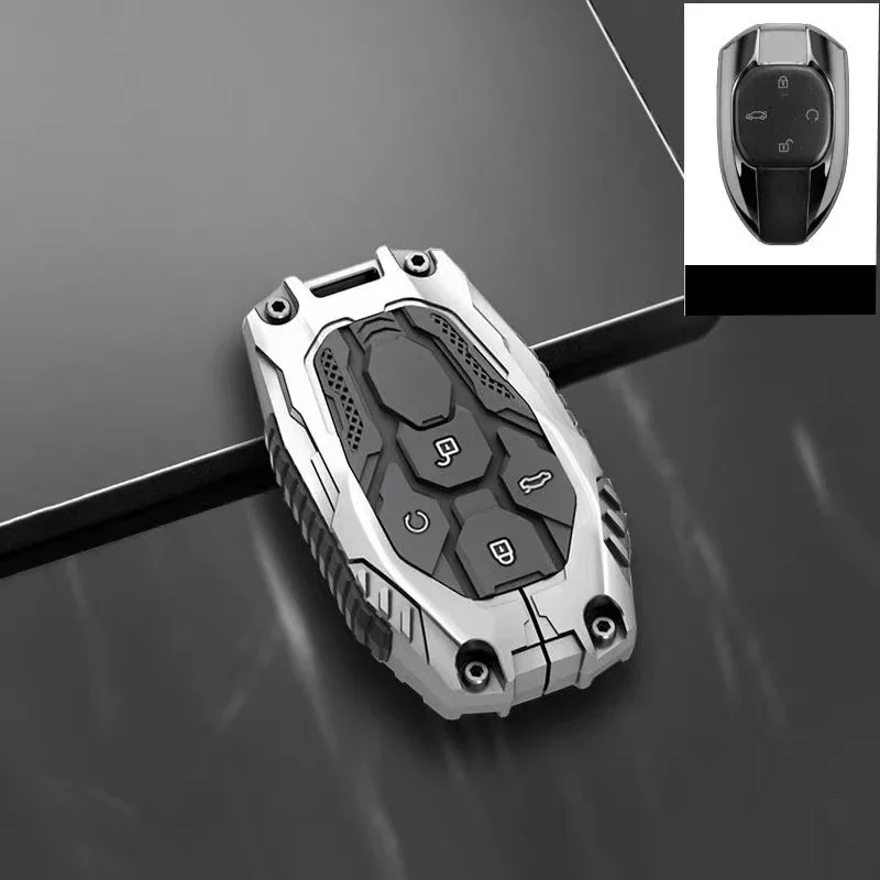 Фото Чехол-держатель для ключей из цинкового сплава для GAC Trumpchi GS7 GS8 GM8 GS5 GA6 GM6 GN8 Empow J15 J16 2023 2022, аксессуары для интерьера №3