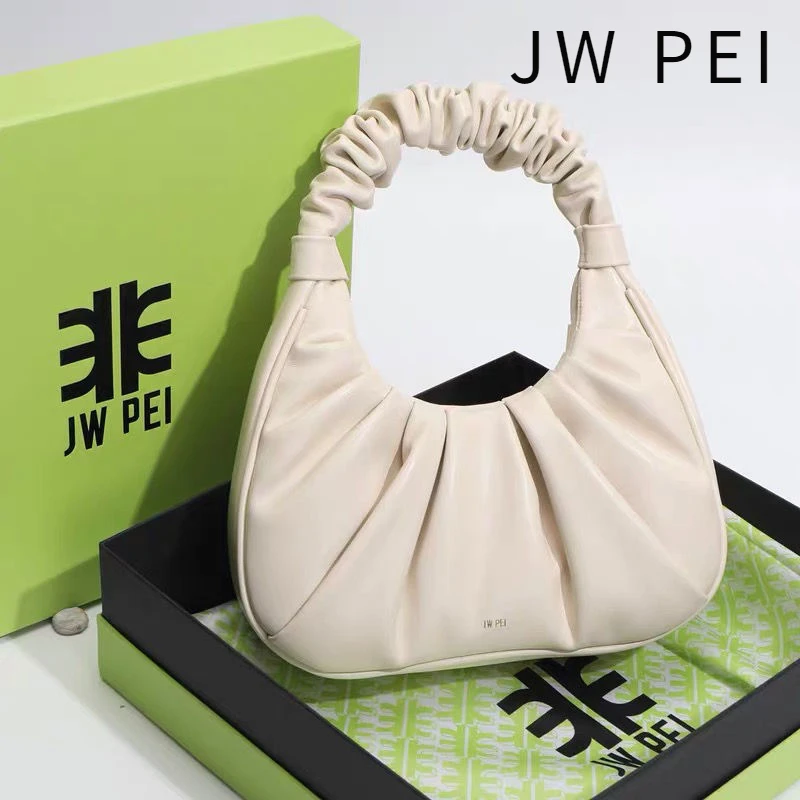 

JW Pei Pleated Cloud Handlebags for Women Shoulder Bags Leisure Armpit Bag Shopping Ladies Dumpling Handbag Female designer bag