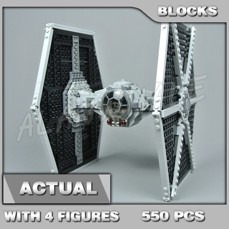 

550pcs Star Imperial TI Fighter Stormtrooper Sturdy Wings loaded Shooter 10900 Building Blocks Toys Compatible With Model