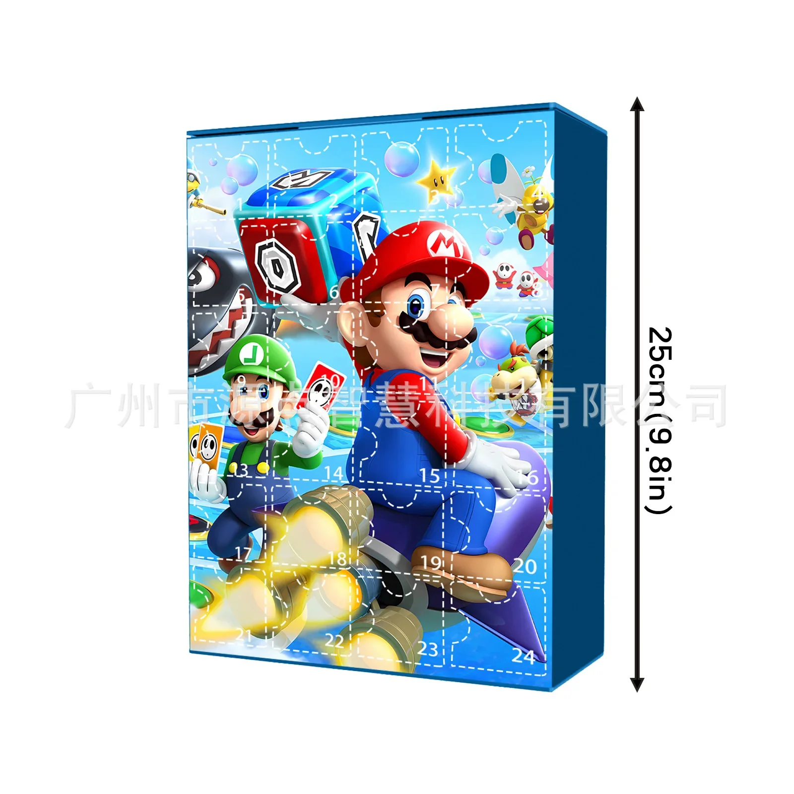 

2024 Super Mario Christmas Advent Calendar Cartoon Anime Figures Juguetes Advent Surprise Toys For Children Navidad Gift