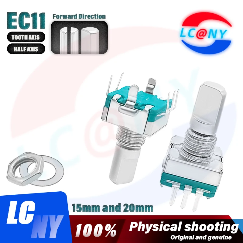 5 шт./партия 20 позиций поворотный кодировщик на 360 градусов кнопка EC11 w 5-контактная