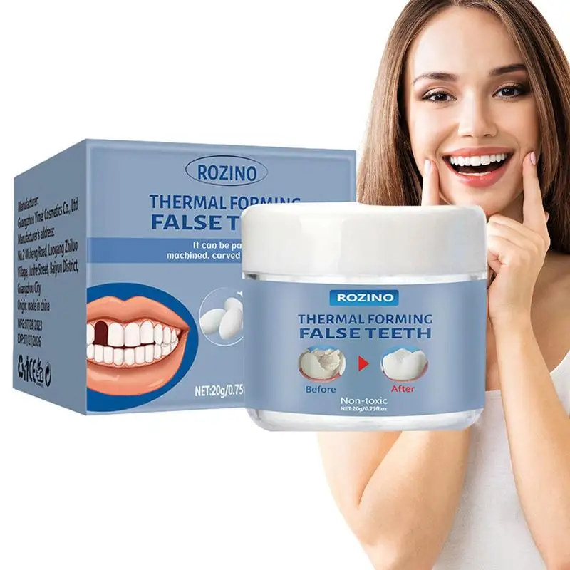 

Tooth Repair Kit Filling Granules Solid Gel Thermal Beads Replacement Kit For Vampire Tooth Filling And Role-Playing