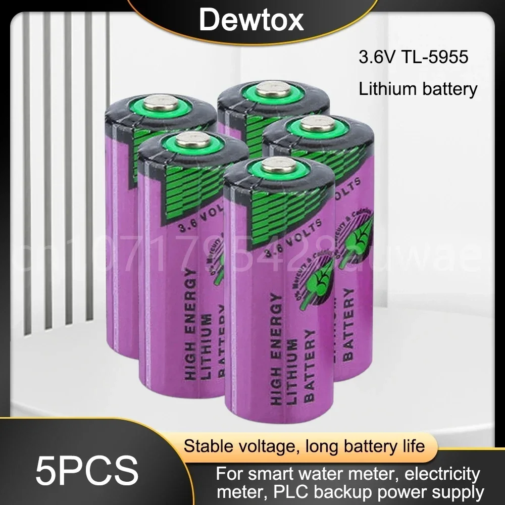 5 шт. 3 6 В 1650 мАч TL-5955 SL-761 14335 2/3AA литиевая батарея для ПЛК станка с ЧПУ счетчик газа